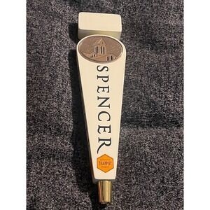 Spencer Beer Tap Handle Cream Excellent Trappist Ale Abbey Brewery Logo